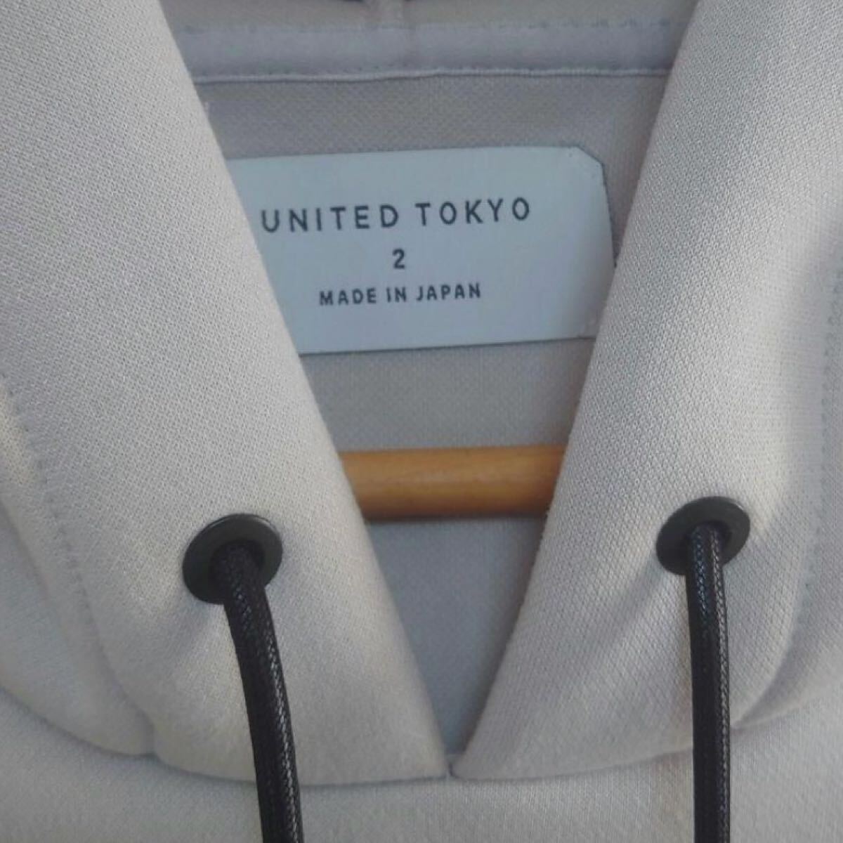 無重力 UNITED TOKYO Aero ダンボールパーカー ユニセックス 洗える 防シワ 速乾 軽量 サイズ2_画像6