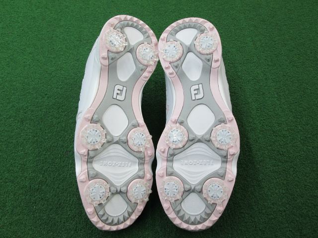 GK三好◆ 181 【値下げ】 【新品 レディースシューズ 23.0】フットジョイ◆98649 230 W060 Eコンフォート ボア WH◆PK◆白◆女性用◆_画像4