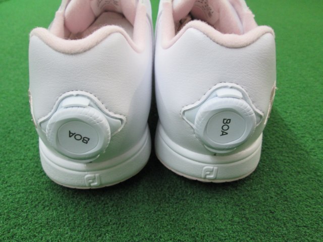 GK三好◆ 181 【値下げ】 【新品 レディースシューズ 23.0】フットジョイ◆98649 230 W060 Eコンフォート ボア WH◆PK◆白◆女性用◆_画像6