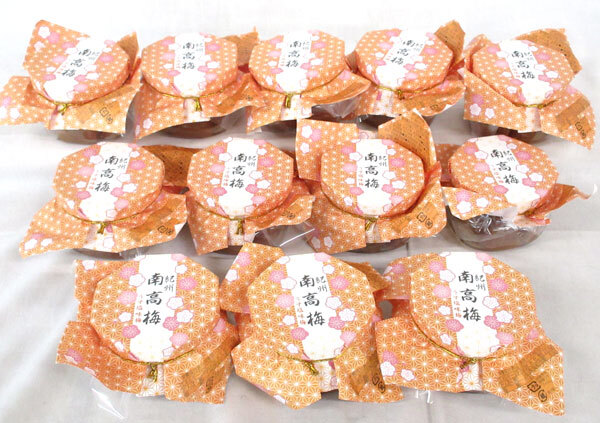 送料300円(稅込)■ti007■◎紀(jì)州南高梅 うす塩味梅干 80g 12點(diǎn)【シンオク】