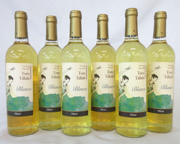 送料300円(税込)■dy381■白ワイン TORRE Tallada Blanco 750ml 6本【シンオク】の画像1