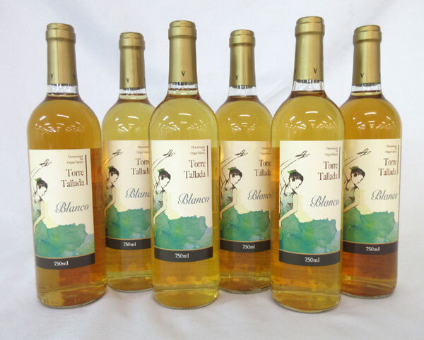送料300円(税込)■dy384■料理用 白ワイン TORRE Tallada Blanco 750ml 6本【シンオク】の画像1