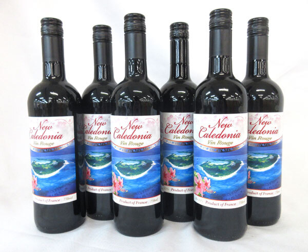送料300円(稅込)■dy330■赤ワイン ニューカレドニア 750ml 6本【シンオク】