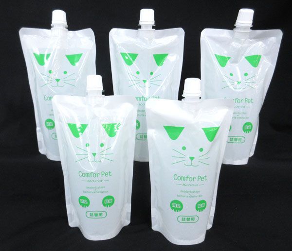 送料300円(税込)■vc734■(0807)ワンダードリーム ペット用消臭・除菌スプレー カンファペット 詰替用 日本製 5点【シンオク】の画像1