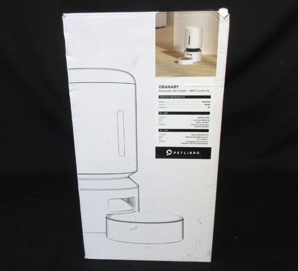 送料300円(税込)■ae791■PETLIBRO ペット用 自動給餌器 5L ホワイト【シンオク】_画像8