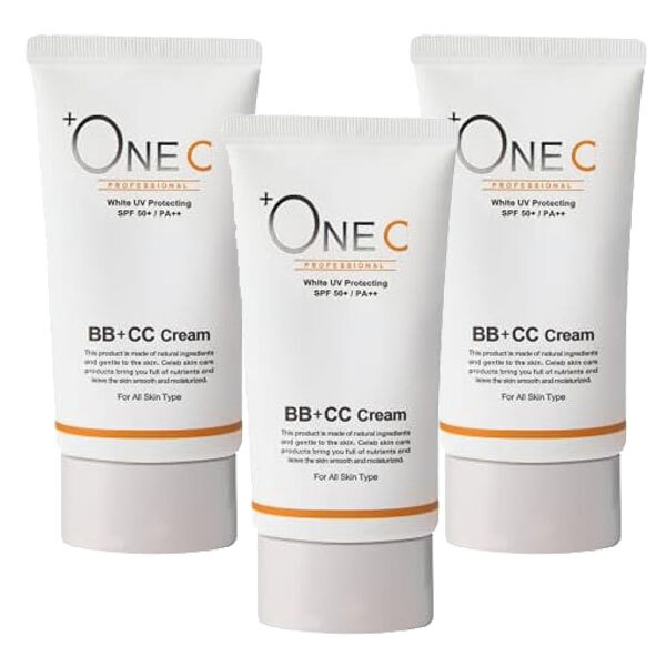 送料300円(税込)■bv721■(251001)プラワンシー BB+CCクリーム ファンデーション SPF50+/PA++ 3点【シンオク】_画像1