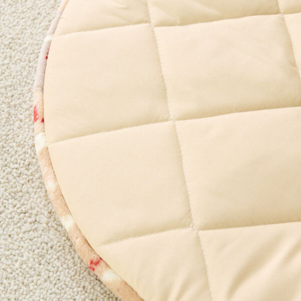 送料300円(税込)■pf013■イケヒコ ポケットこたつ ノルディック柄 レッド(柊)【シンオク】_画像5