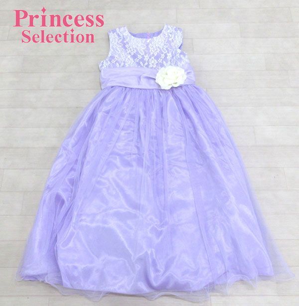 送料300円(税込)■ok157■キッズ 女の子 プリンセスセレクション ドレス 165 パープル【シンオク】_画像1