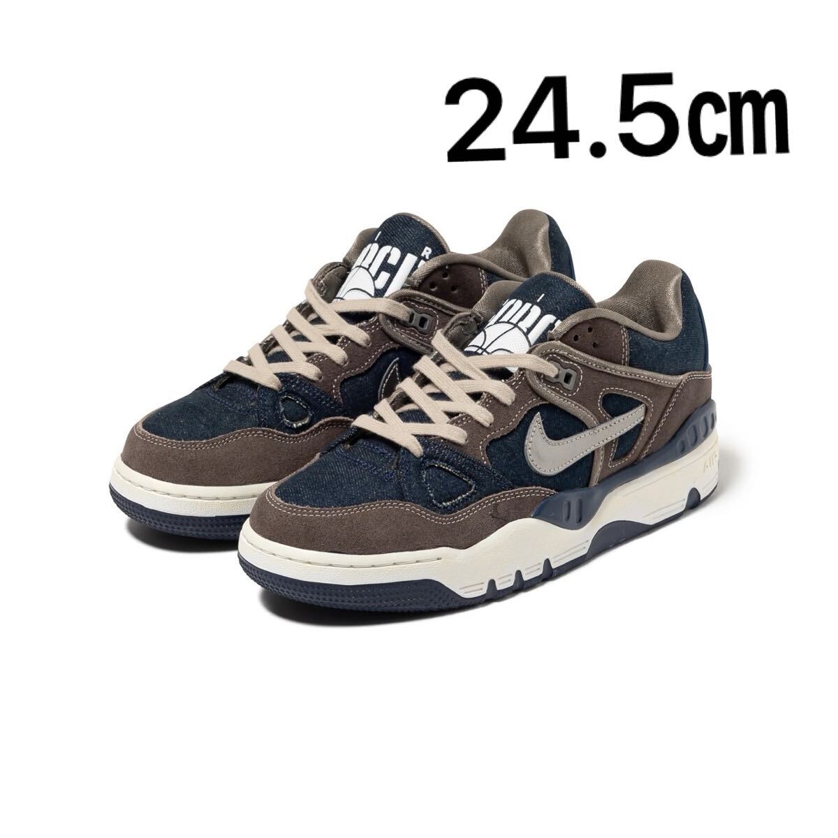 【正規品、新品未使用、未試着】NIGO × NIKE × LEVI’S AIR FORCE 3 LOW SP Levis #2 INDIGO 24.5㎝ ナイキ リーバイス HUMAN MADE_画像1
