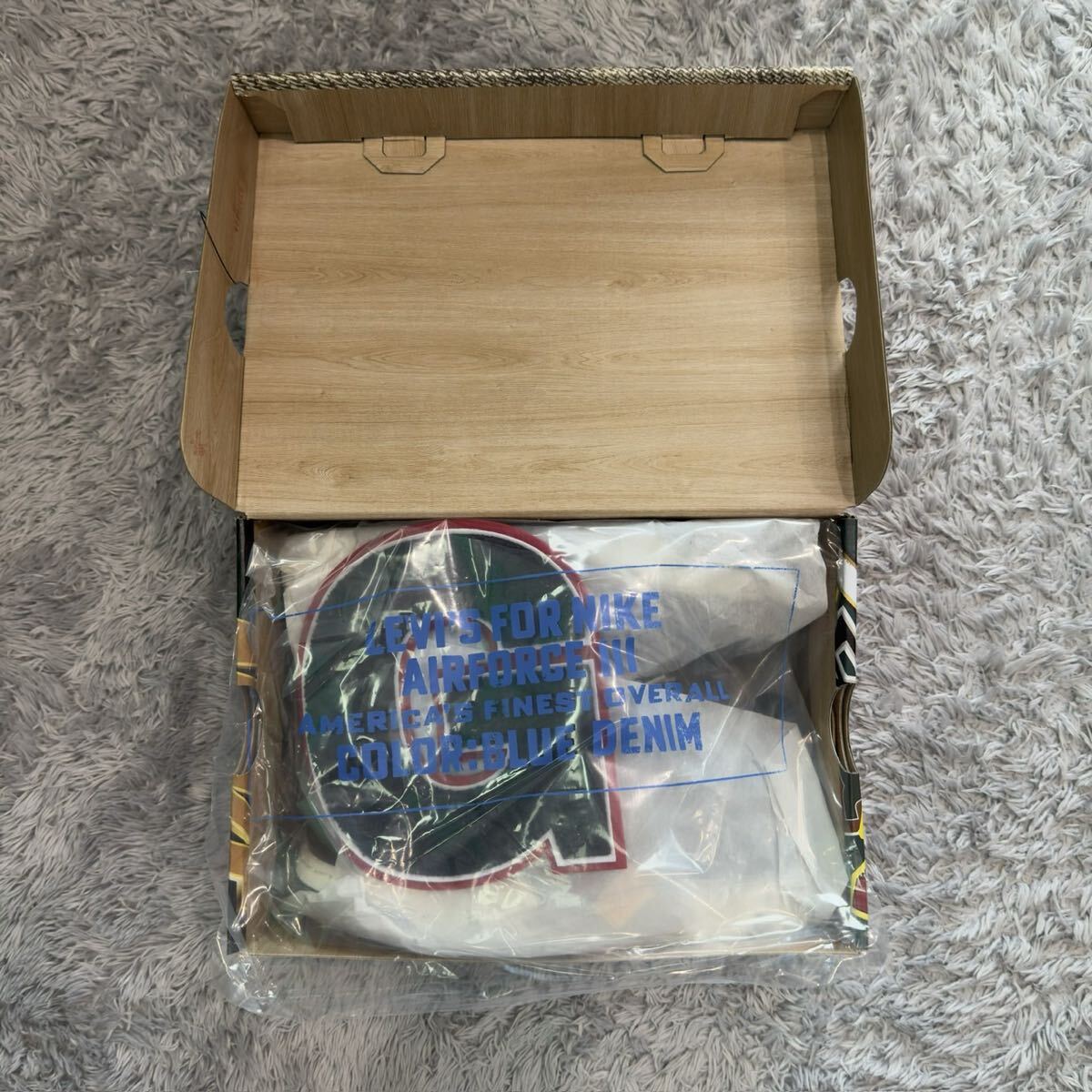 【正規品、新品未使用、未試着】NIGO × NIKE × LEVI’S AIR FORCE 3 LOW SP Levis #2 INDIGO 24.5㎝ ナイキ リーバイス HUMAN MADE_画像8