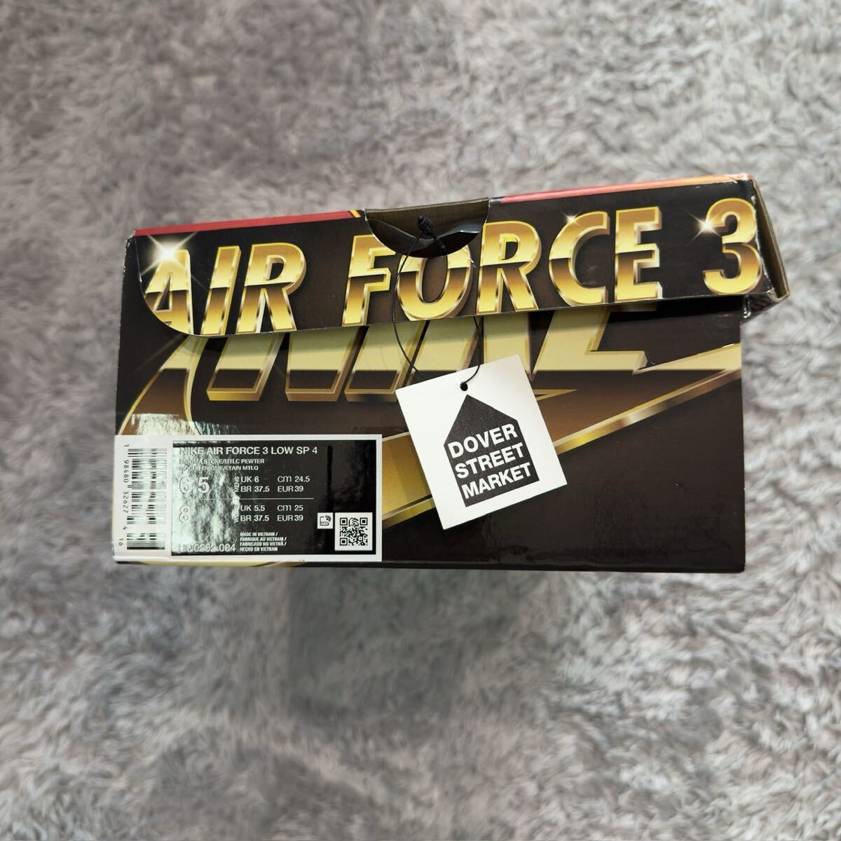 【正規品、新品未使用、未試着】NIGO × NIKE × LEVI’S AIR FORCE 3 LOW SP Levis #2 INDIGO 24.5㎝ ナイキ リーバイス HUMAN MADE_画像9