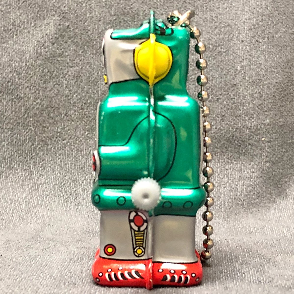 * в коробке zen мой Mini z-ma- робот мяч цепь есть Wind-Up MINI ZOOMER With BallChain Green *S-PSTT041-1