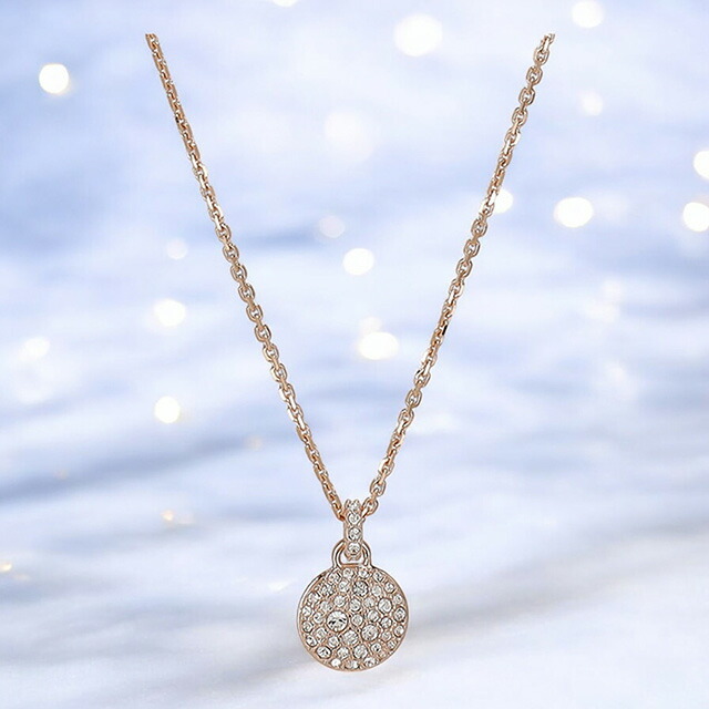 スワロフスキー ネックレス レディース ブランド SWAROVSKI 5689709 ピンクゴールド