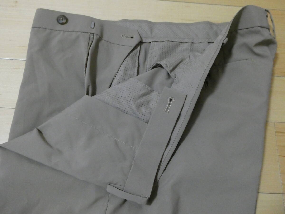 825.UNIQLO ユニクロ メンズ 感動パンツ ベージュ 321-182671 ウエスト91cm 数回着用の美品 送料無料_画像5