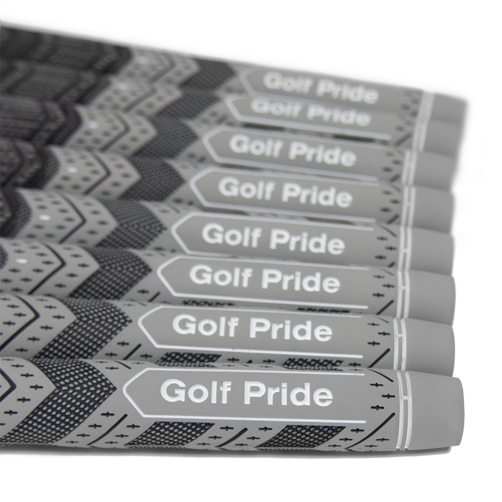 ゴルフプライド MCC プラス4 Golf Pride MCC PLUS4 ミッドサイズ ゴルフグリップ グレー 6本_画像2