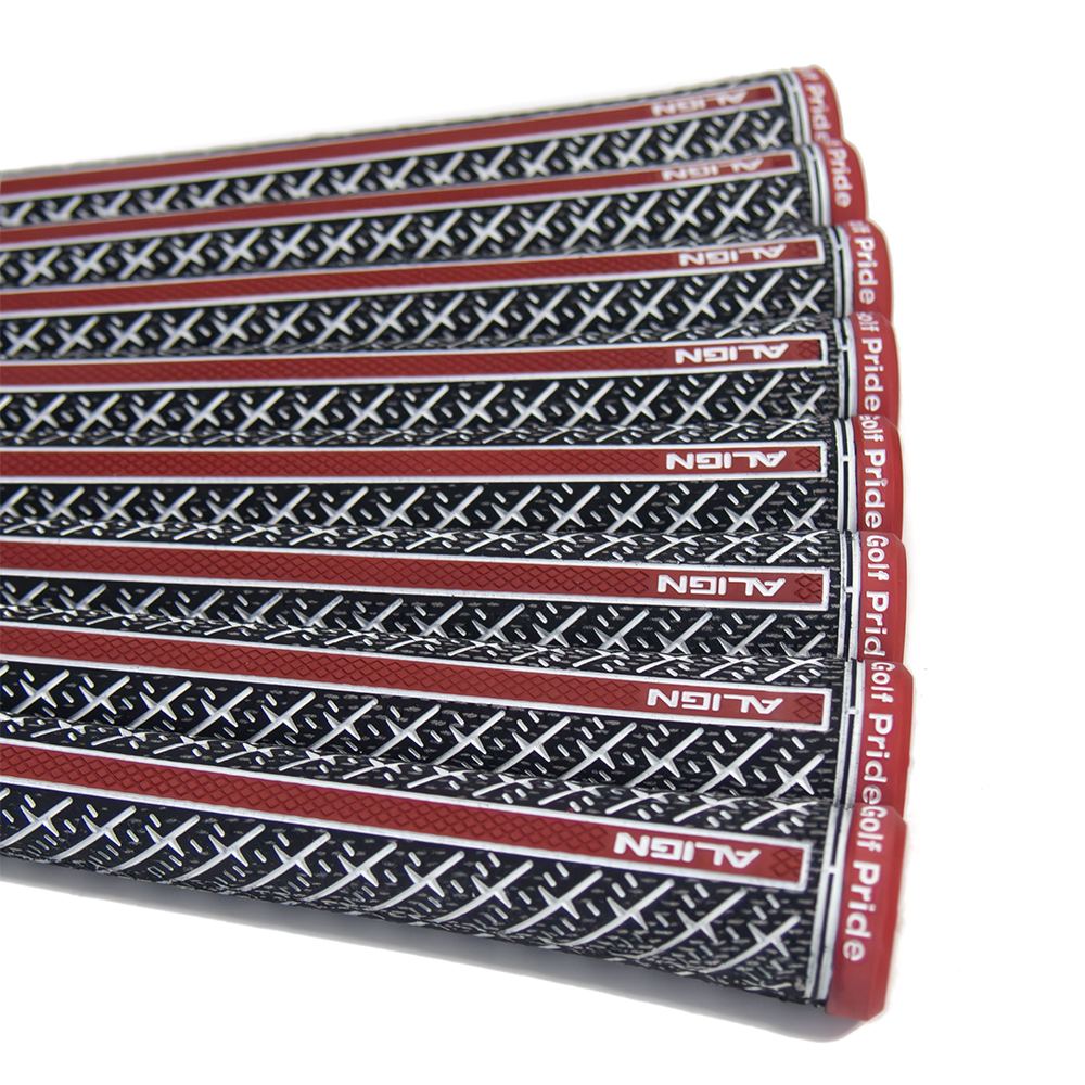 ゴルフプライド Z-GRIP Z-CORD アライン Golf Pride ALIGN ミッドサイズ ゴルフグリップ ブラック レッド 8本_画像5