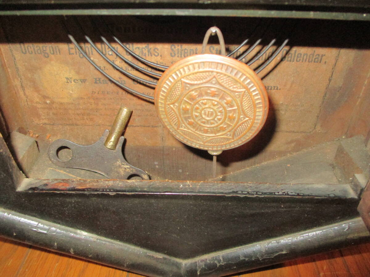 柱時計・ゼンマイ時計・アンティーク雑貨_画像4