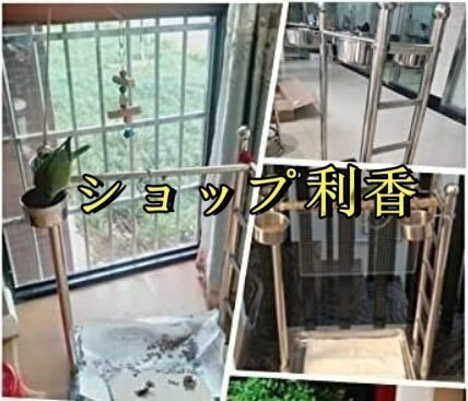  попугай подставка bird подставка птица Play подставка bird клетка нержавеющая сталь с роликами .... меры 