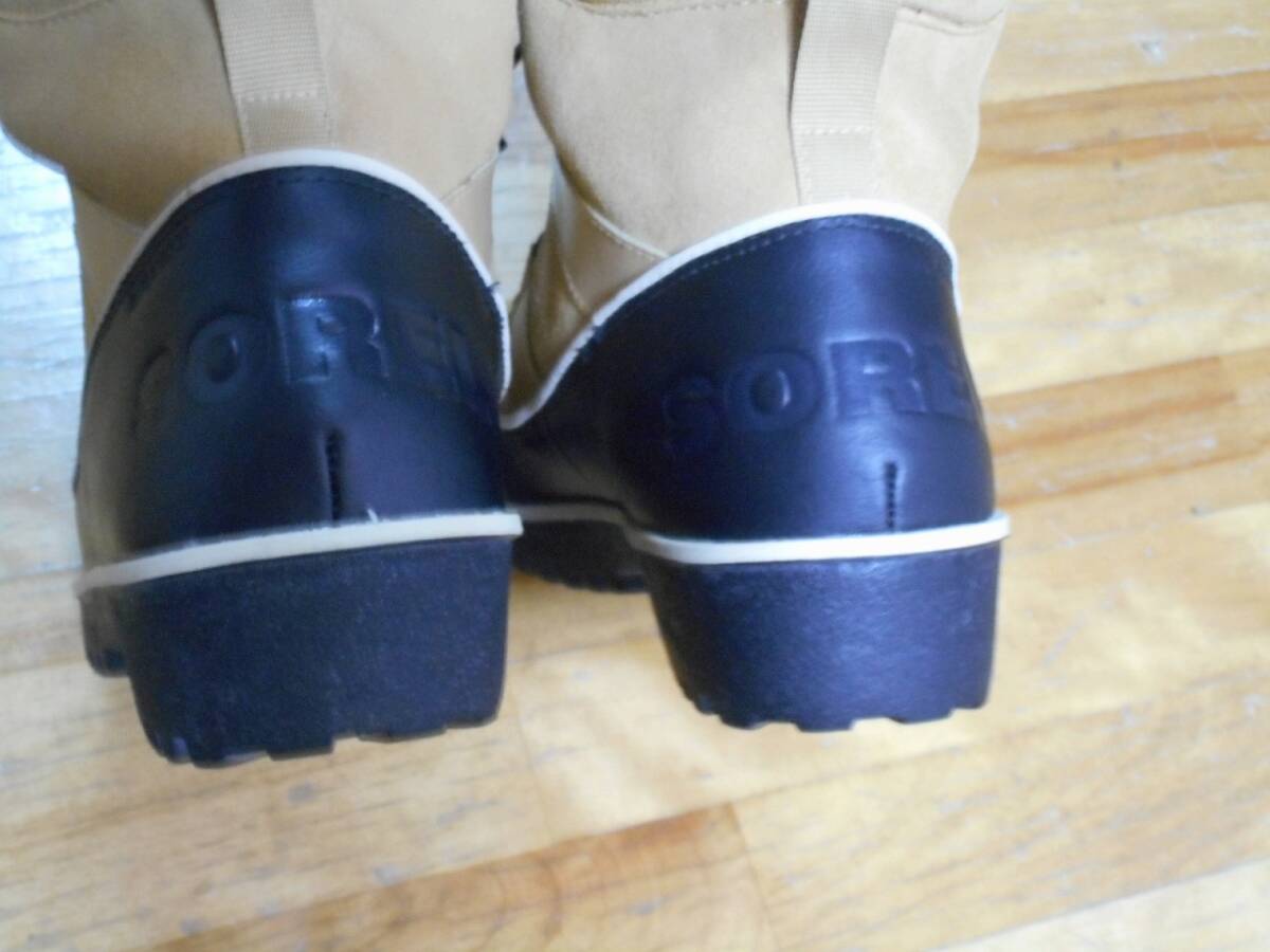 SOREL　TIVOLI２ スウェード23.0cm レディース NL2089-373 ベージュ インナー綺麗 ソール減り無し ティボリ SUEDE ソレル スノーブーツUSED_画像5