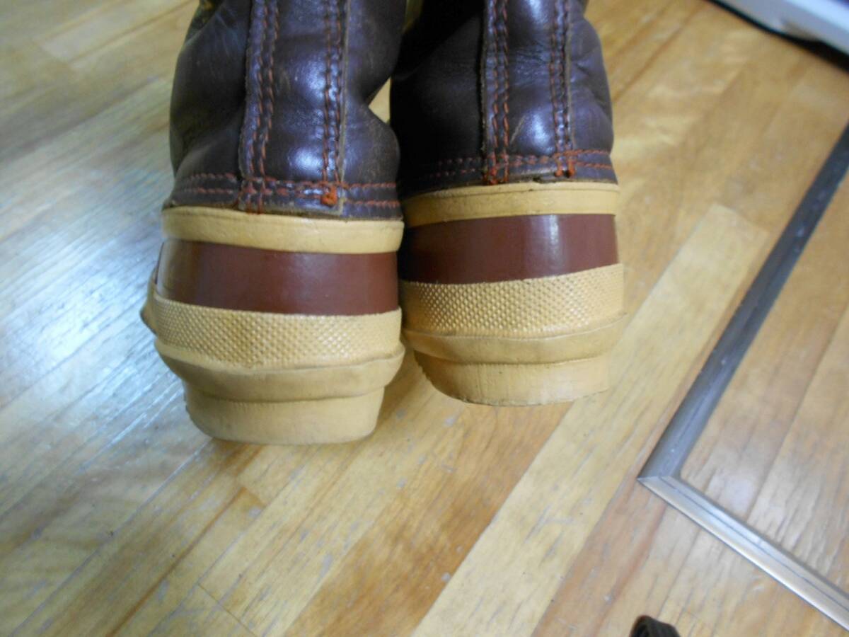 SOREL カナダ製 旧ソレル カウフマン KAUFMAN 稀少 カエデマーク インナー洗濯済 スノーブーツ 24.0cm位 USED_画像4