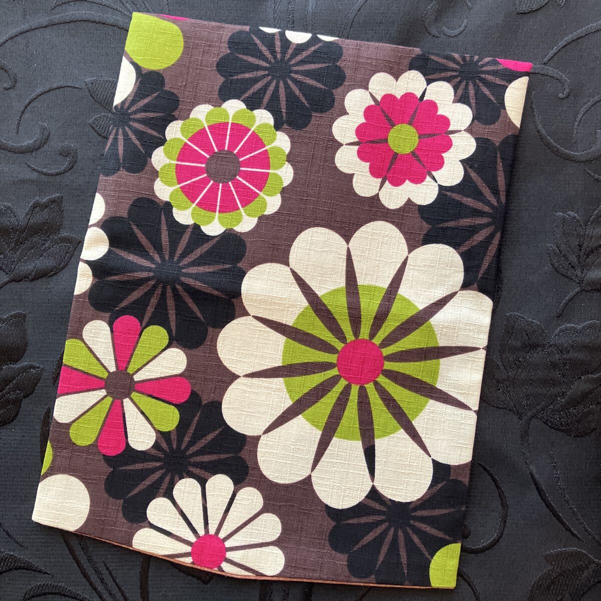 【ハンドメイド】 御朱印帳ケース　花　大正浪漫_画像2