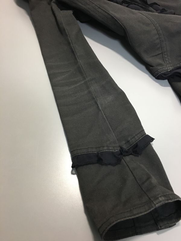 VERSACE JEANS COUTURE ヴェルサーチ シルク切替 スタンドカラー メデューサ ボタン ジャケット 38_画像7