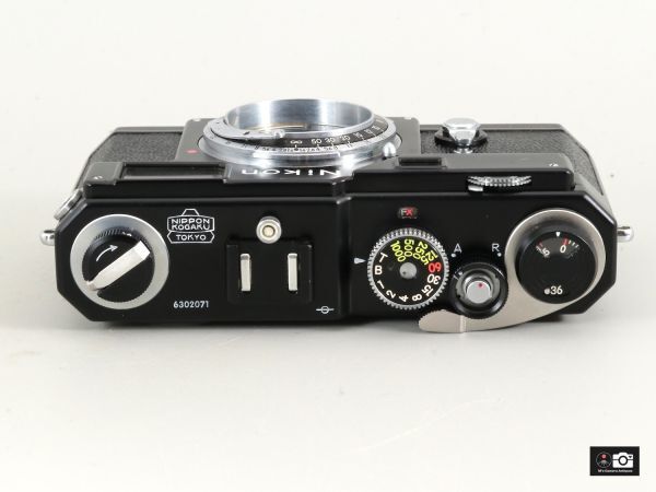 Nikon S3 ブラック レンジファインダーカメラ整備済,後塗り1 ニコン Nikon S3 オリンピック ブラック / Nikon NIKKOR-S 50mm