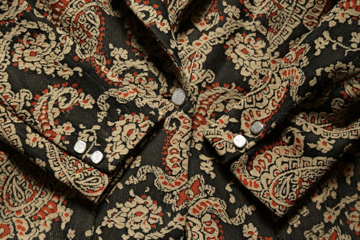 Mark VII Ltd. jacket ジャガード織 ゴブラン ジャケット アラベスク 総柄 ヴィンテージ vintage 古着 ビンテージ ペイズリー 14サイズ_画像4