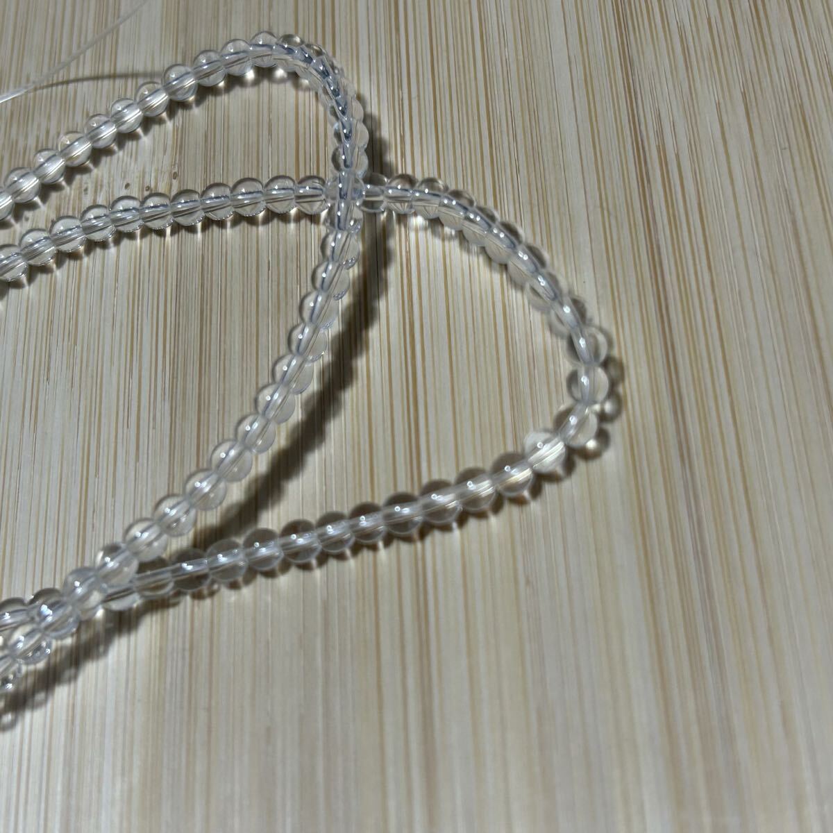 ブラジル水晶AAA 3mm玉1連_画像2