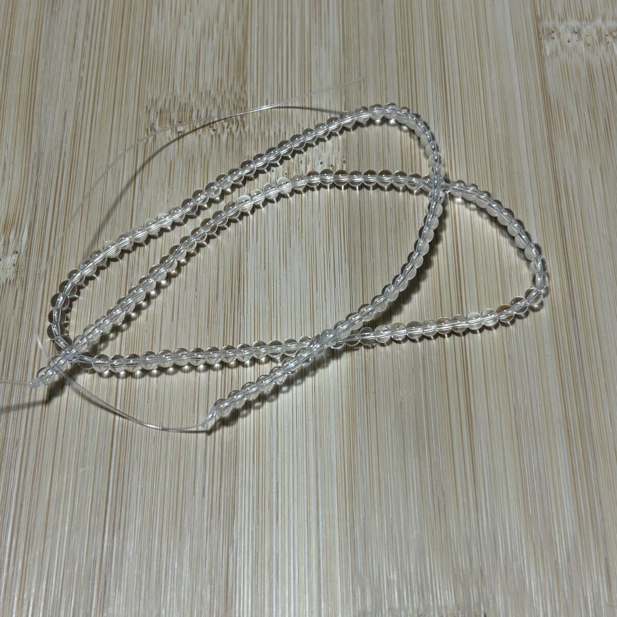 ブラジル水晶AAA 3mm玉1連_画像3