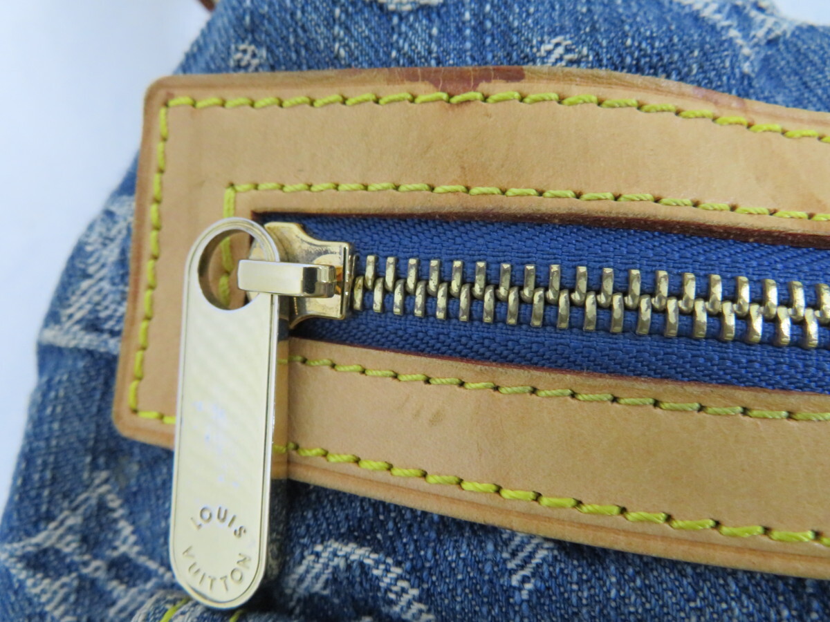 〔COLOURS〕 良品■バギーPM■M95049■モノグラムデニム■2WAY■ショルダーバッグ■ブルー■Louis Vuitton_画像6