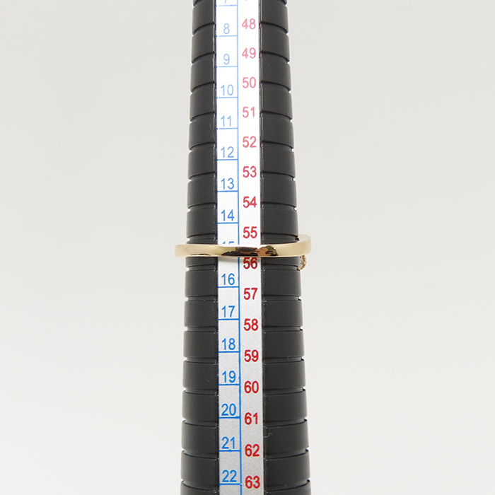 リボン モチーフ ピンクゴールド ダイヤモンド 0.32ct リング 15号 4.2g 鑑別書 18K 18金 指輪 逸品質屋 丸高 尼崎市 兵庫県_画像7