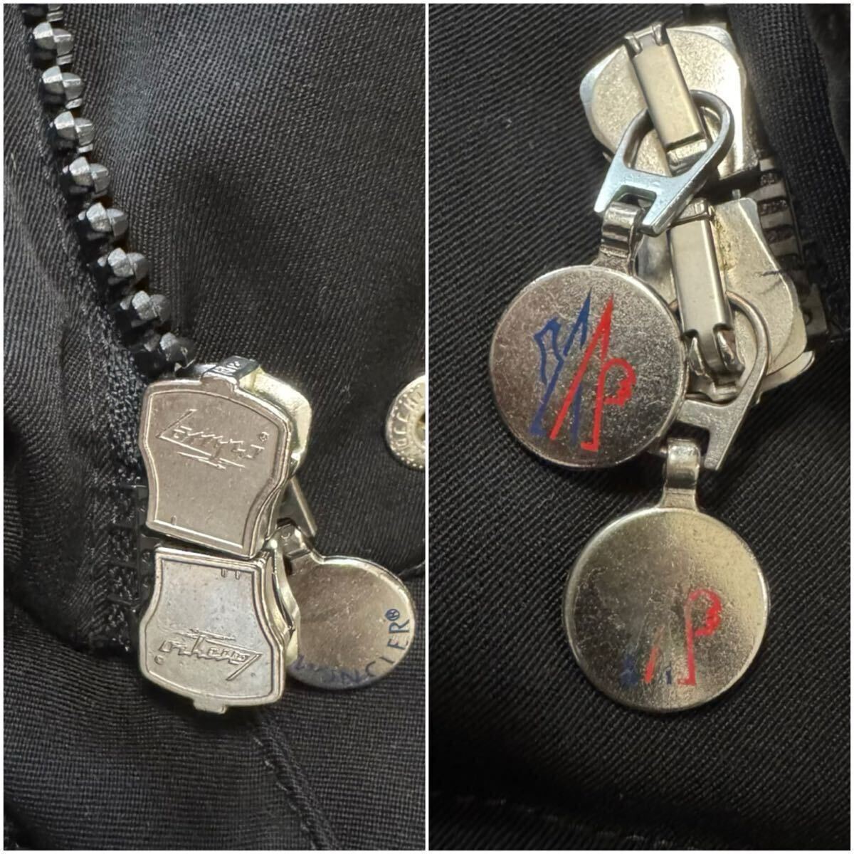 美品 MONCLER ジュンヤワタナベ ダウンベスト デカロゴ L モンクレール TIBET ブラック 黒 L_画像8