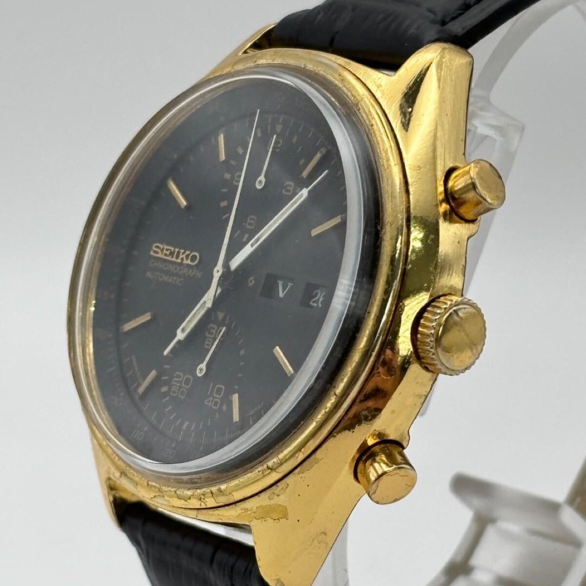 SEIKO セイコー 6138-8020 パンダ クロノグラフ 稼働品_画像5