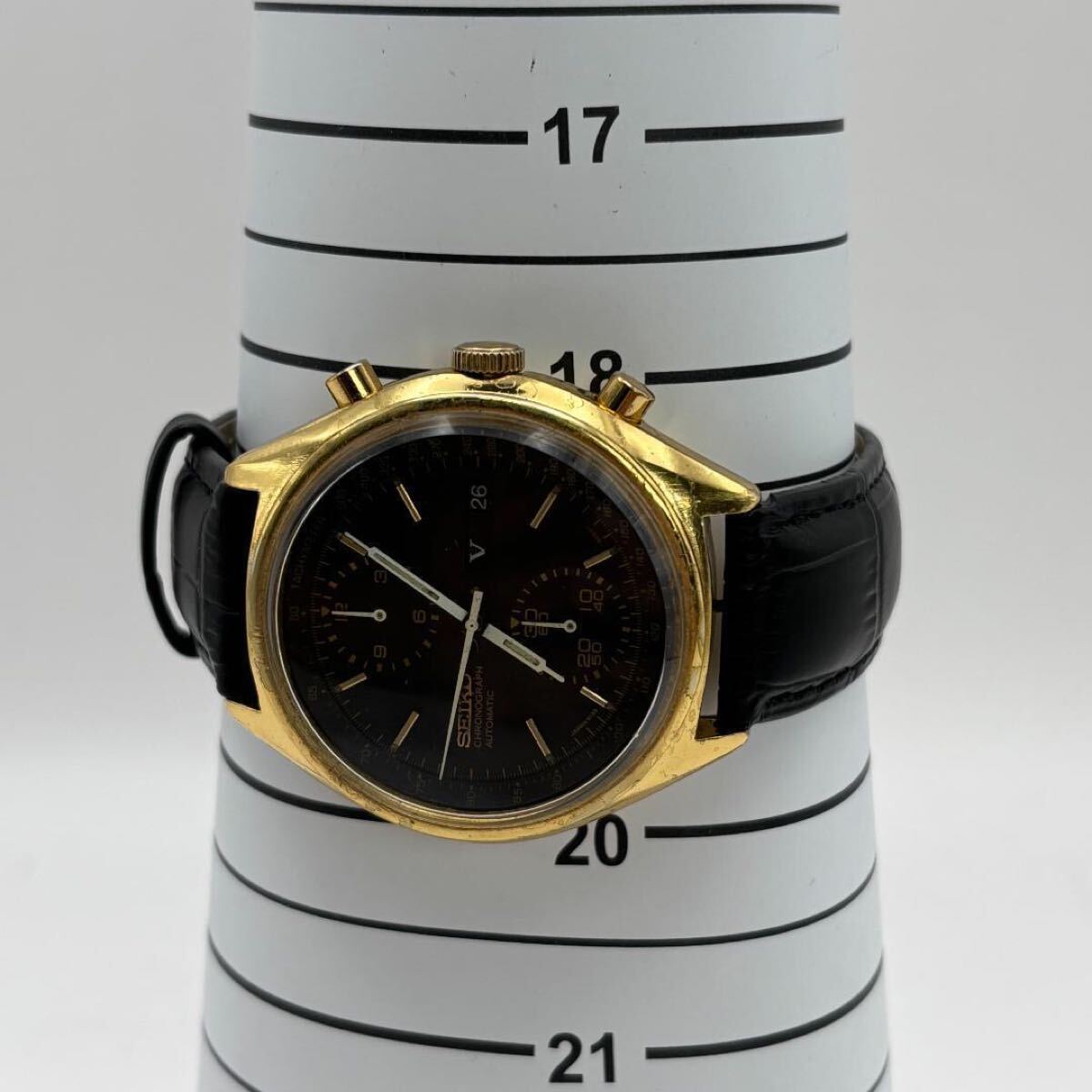 SEIKO セイコー 6138-8020 パンダ クロノグラフ 稼働品_画像10