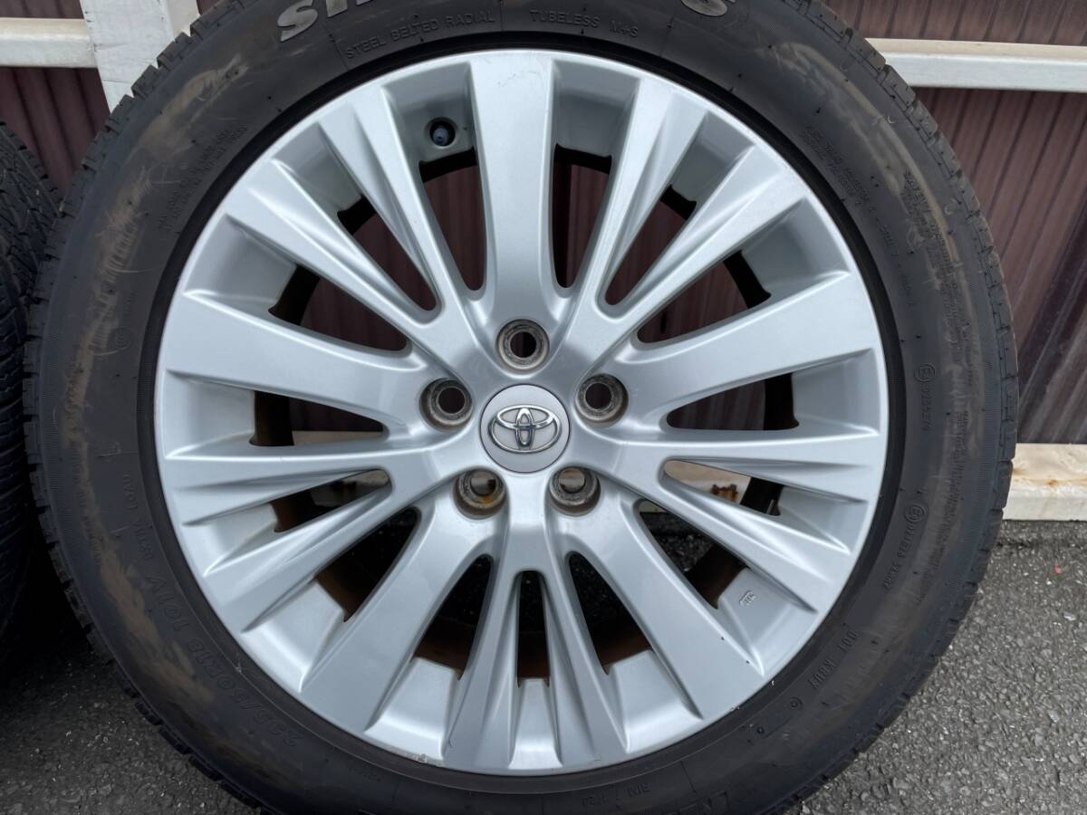 TOYOTA トヨタ ANH20 GGH20 アルファード ヴェルファイア 後期 純正 235/50R18 5H PCD114.3 マックストレック 2024年製 中古品_画像4