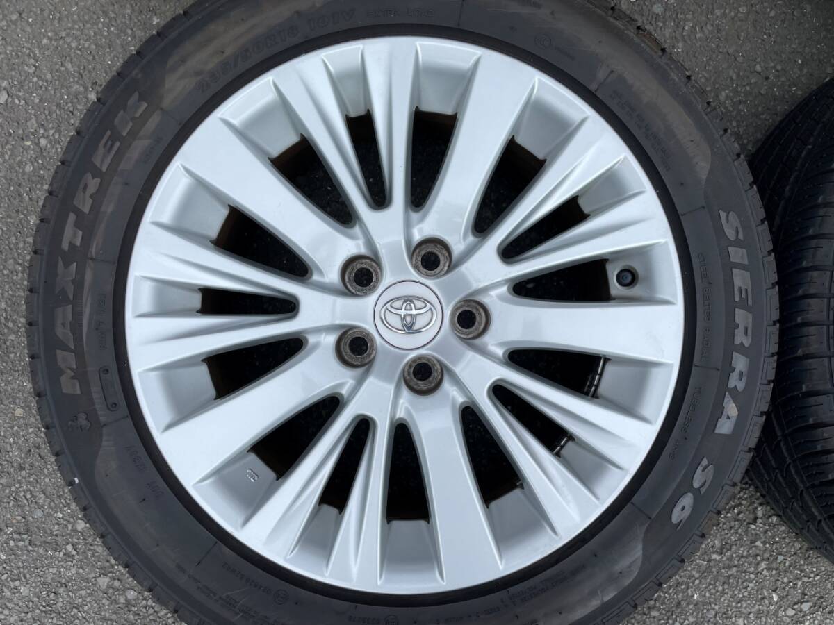 TOYOTA トヨタ ANH20 GGH20 アルファード ヴェルファイア 後期 純正 235/50R18 5H PCD114.3 マックストレック 2024年製 中古品_画像2