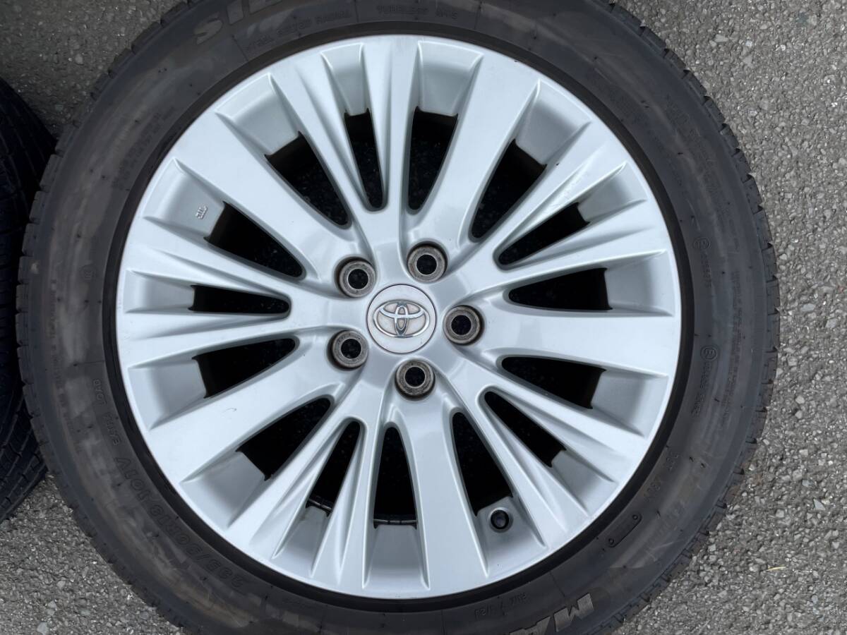 TOYOTA トヨタ ANH20 GGH20 アルファード ヴェルファイア 後期 純正 235/50R18 5H PCD114.3 マックストレック 2024年製 中古品_画像3