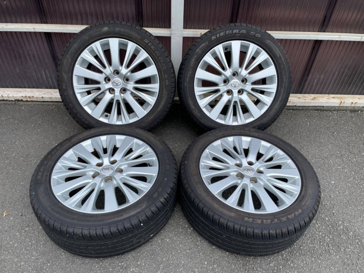 TOYOTA トヨタ ANH20 GGH20 アルファード ヴェルファイア 後期 純正 235/50R18 5H PCD114.3 マックストレック 2024年製 中古品_画像1