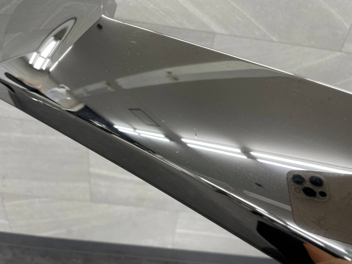 TOYOTA トヨタ AGH30 GGH30 ヴェルファイア 前期 純正 ボンネットフードモール スモークメッキ 75770-58080 中古品_画像9