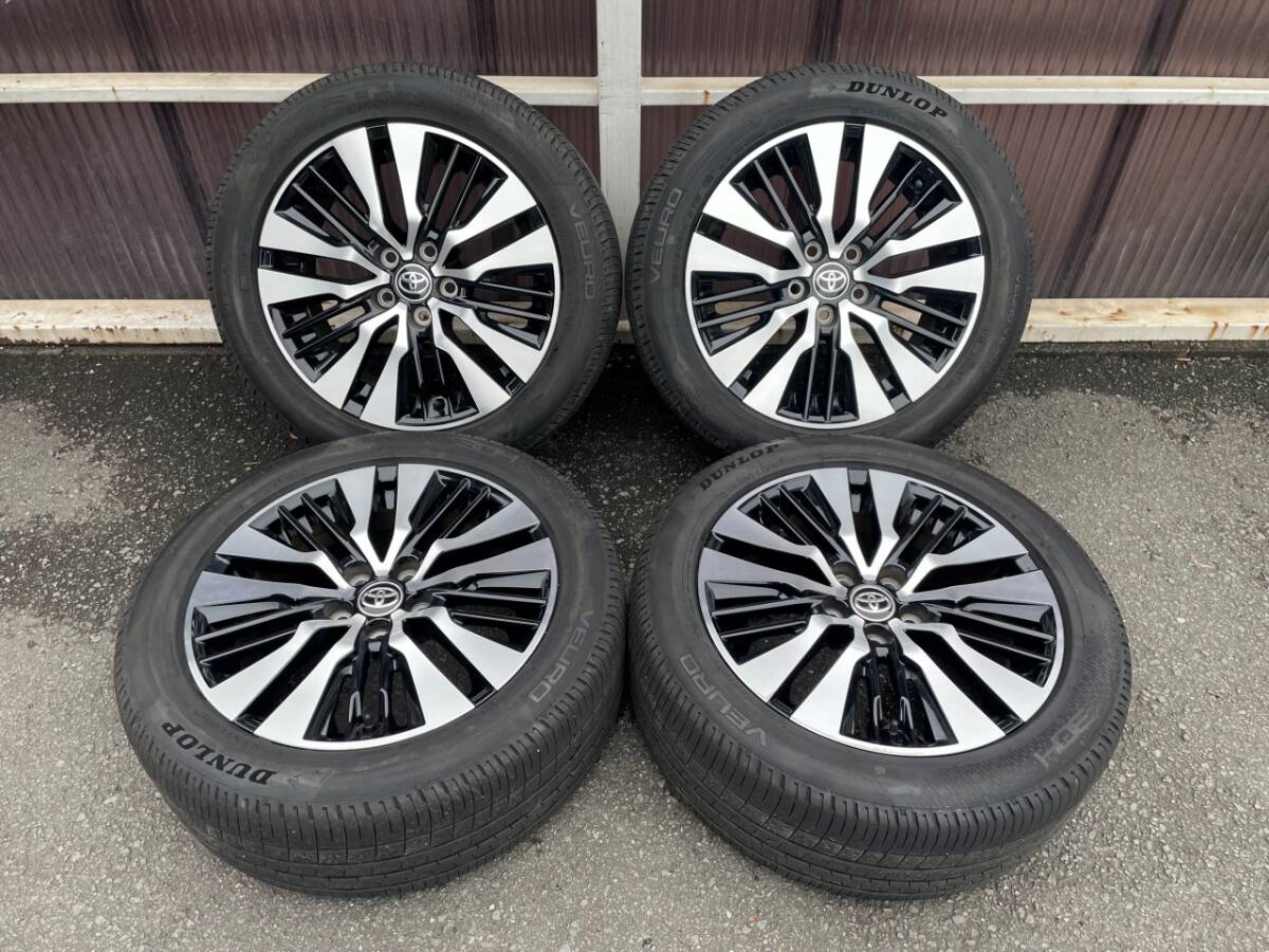 TOYOTA トヨタ AGH30 GGH30 アルファード ヴェルファイア 後期 SC ZG 純正 235/50R18 5H PCD114.3 ダンロップ ビューロ 2024年製 中古品_画像1