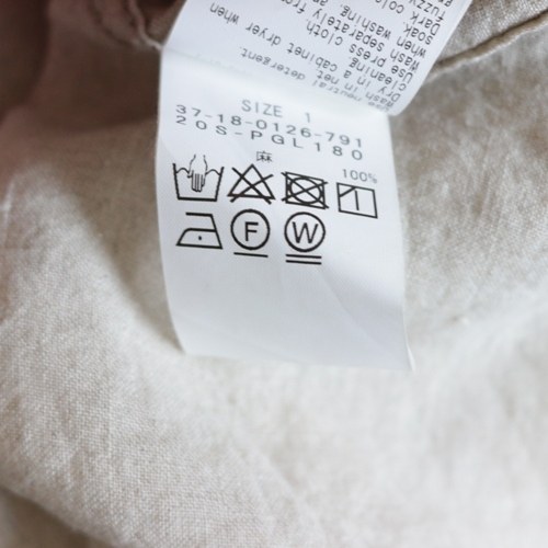 Pilgrim Surf+Supply ピルグリムサーフサプライ 20SS リネン アーミー ジャケット 1 ベージュ_画像4