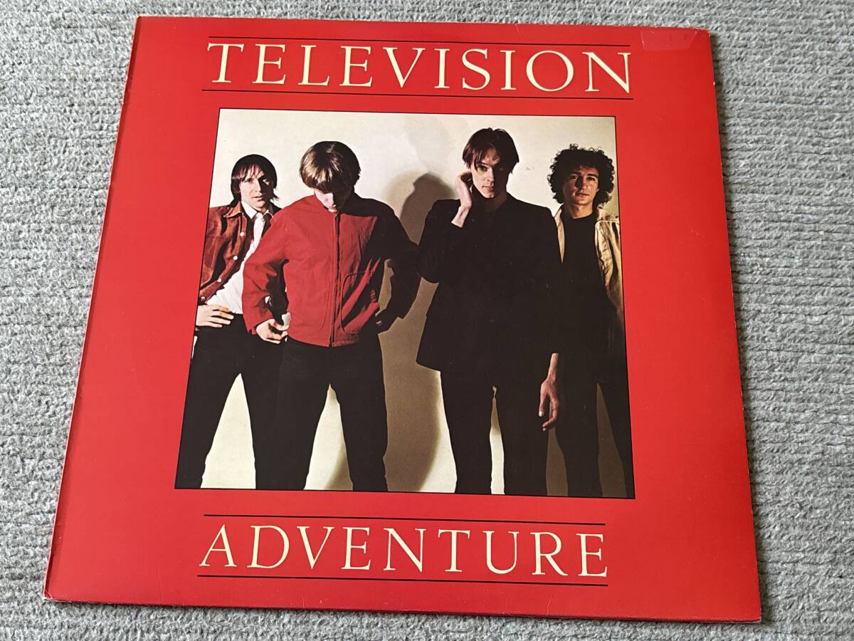 RED WAX TELEVISION/ADVENTURE 中古LP アナログレコード VINYL テレヴィジョン トム・ヴァーレイン K52072_画像1