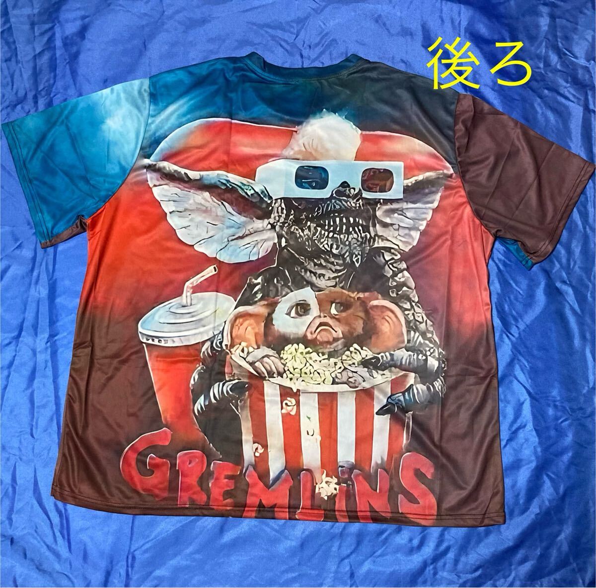 ※新品紙タグなし※ギズモ グレムリン 半袖Tシャツ メンズ大きいサイズ５XL(7L相当)_画像6