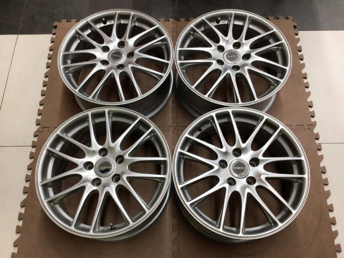 ★激安 FEID 17x7j+45 114.3/5H CX-5CX-8エスティマハリアーヴェゼルエクストレイルセレナティアナフーガCRVプリウスマーク２など★_画像1