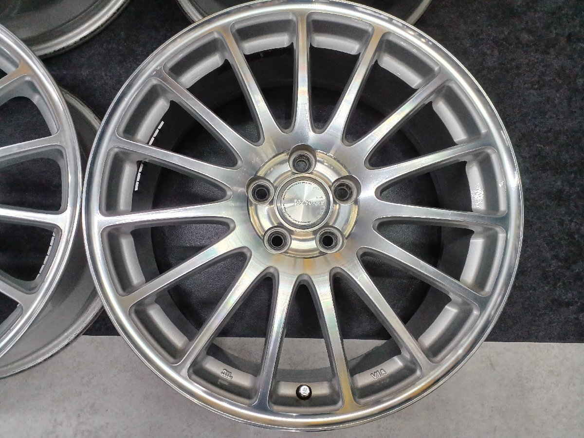 ☆ブリヂストン製アルミホイール XV インプレッサスポーツ等 ECO FORME 17インチ 7J+53 PCD100/5H 検)レガシィツーリングワゴン_画像2