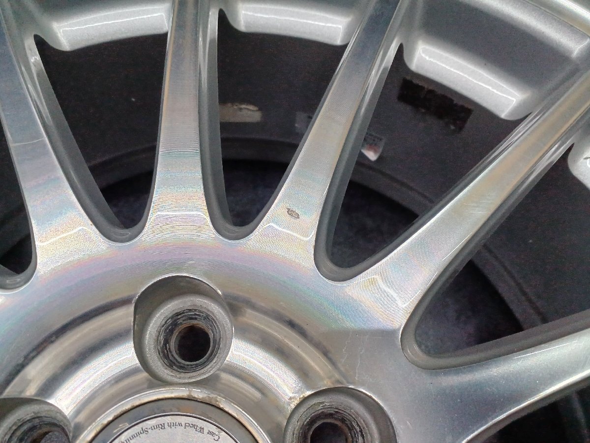 ☆ブリヂストン製アルミホイール XV インプレッサスポーツ等 ECO FORME 17インチ 7J+53 PCD100/5H 検)レガシィツーリングワゴン_画像7