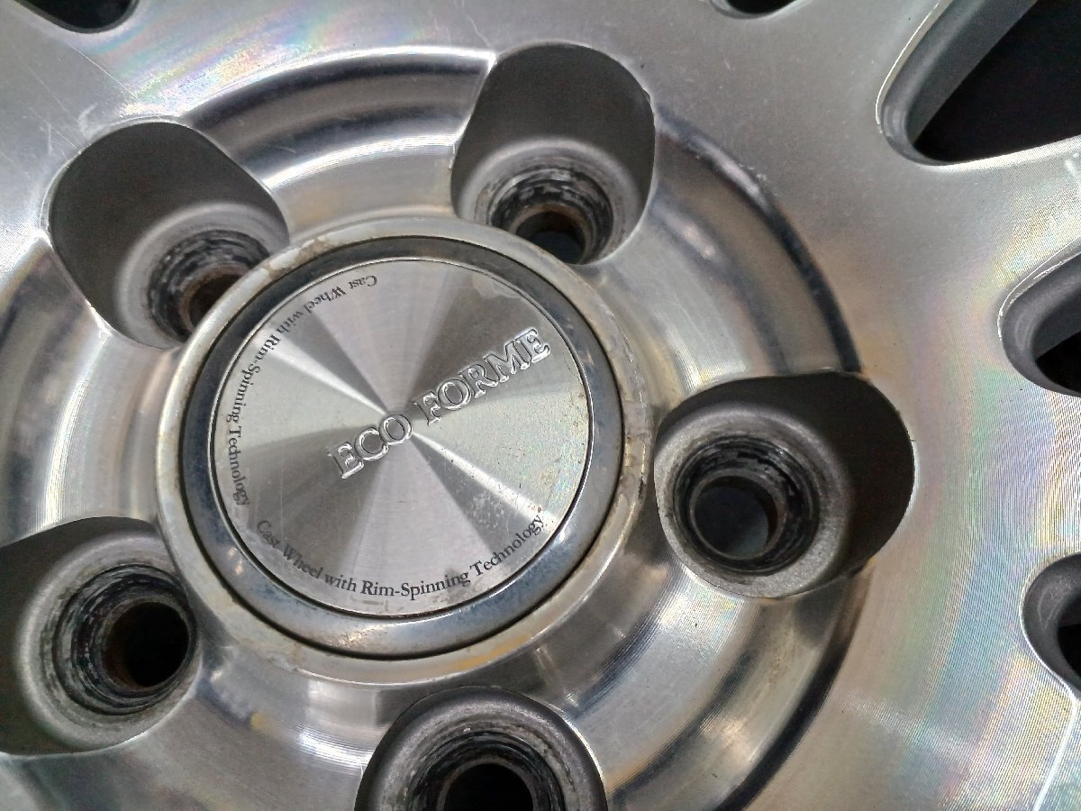 ☆ブリヂストン製アルミホイール XV インプレッサスポーツ等 ECO FORME 17インチ 7J+53 PCD100/5H 検)レガシィツーリングワゴン_画像10