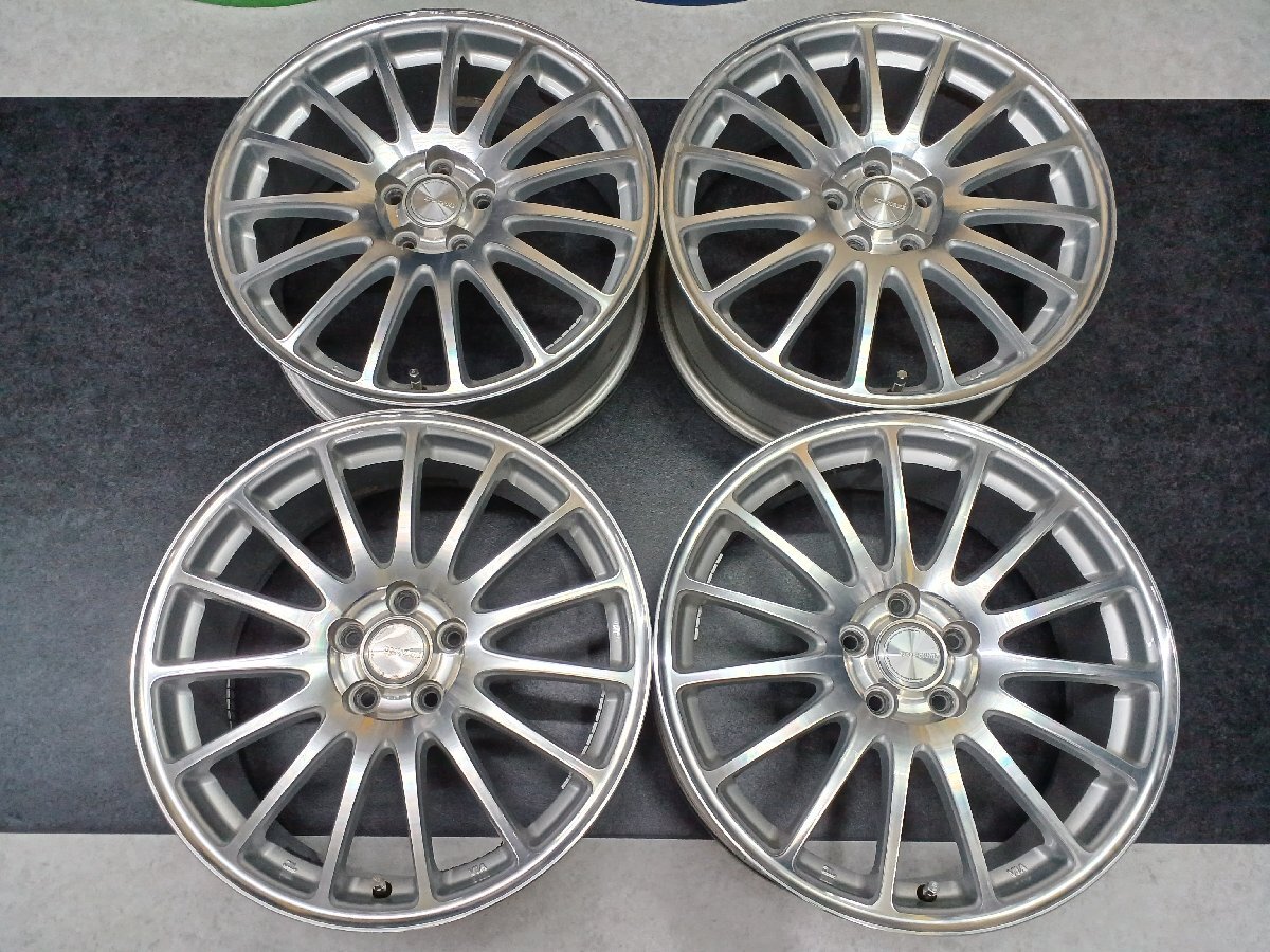 ☆ブリヂストン製アルミホイール XV インプレッサスポーツ等 ECO FORME 17インチ 7J+53 PCD100/5H 検)レガシィツーリングワゴン_画像1