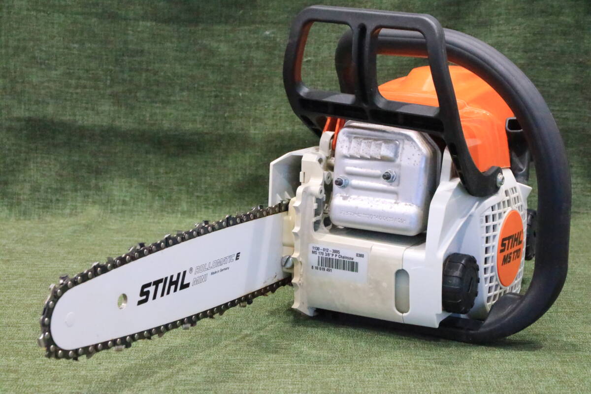 あ//Q1203 【美品】 スチール STIHL エンジンチェーンソー チェーンソー MS170  30cmバー 初爆確認済_画像5